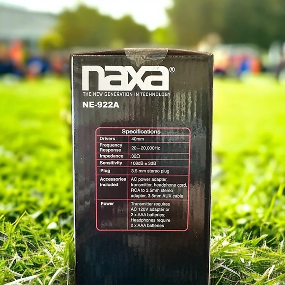 NAXA Professional 5-in-1 Wireless Headphone System NE-922A - Picture 4 of 5